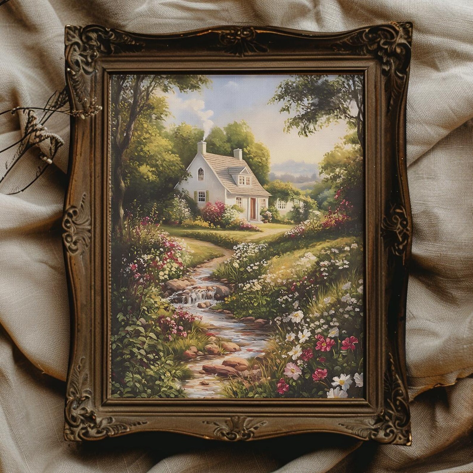 Cottagecore Art Print Vintage Cottage Printable Cottagecore Wall Art ...