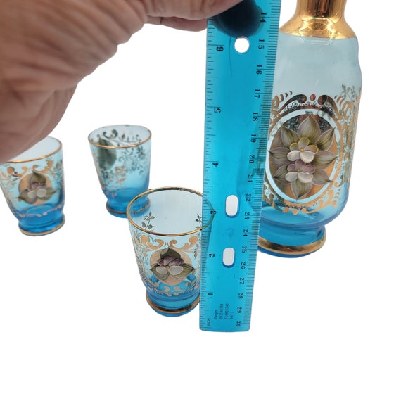 Carafe et verres - années 1950