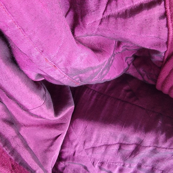 Vintage Handmade Wool Patchwork Duster cardigan c… - image 6