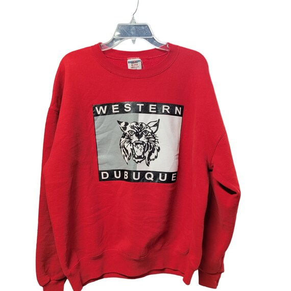 Vintage Western Dubuque Bobcats sweatshirt 90s