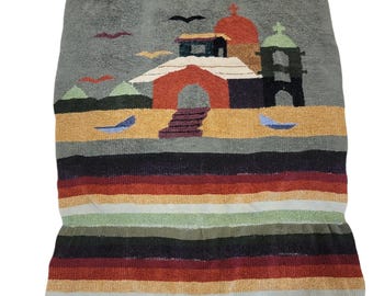 Vintage Southwestern Mission Wall hanging Tapestry