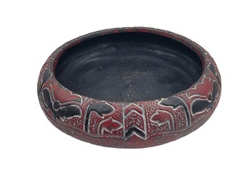 Antique Footed Bowl/Planter/Bonsai Dish Made in Japan