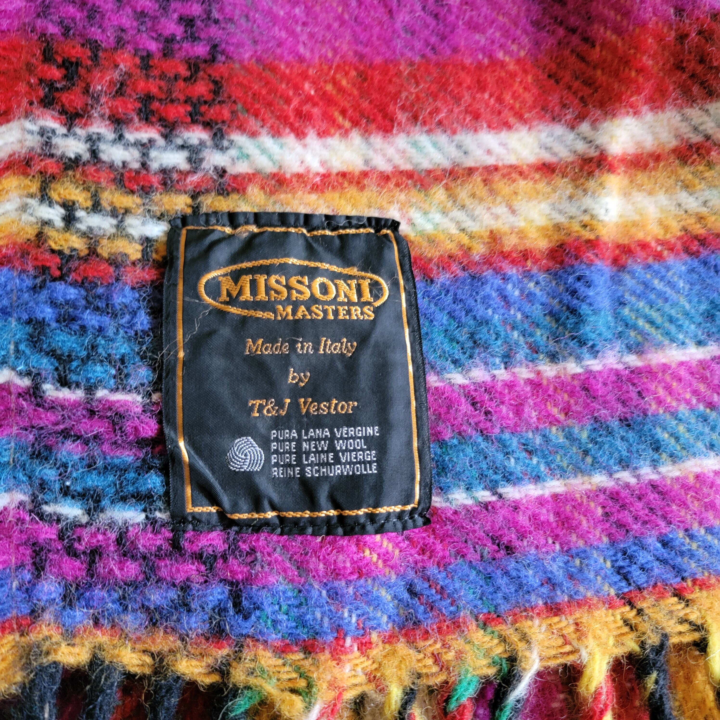 MISSONI T&J Vestor イタリア製 ブランケット ミッソーニ ラグ 【公式