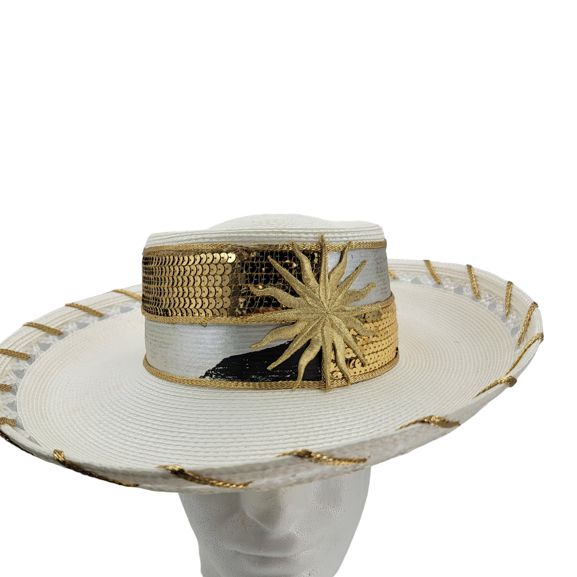 Gorgeous Vintage Red and Gold Mr. Hi\'s Classic Hat Mr Hi main image 2