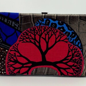 Upcycled African fabric wallet