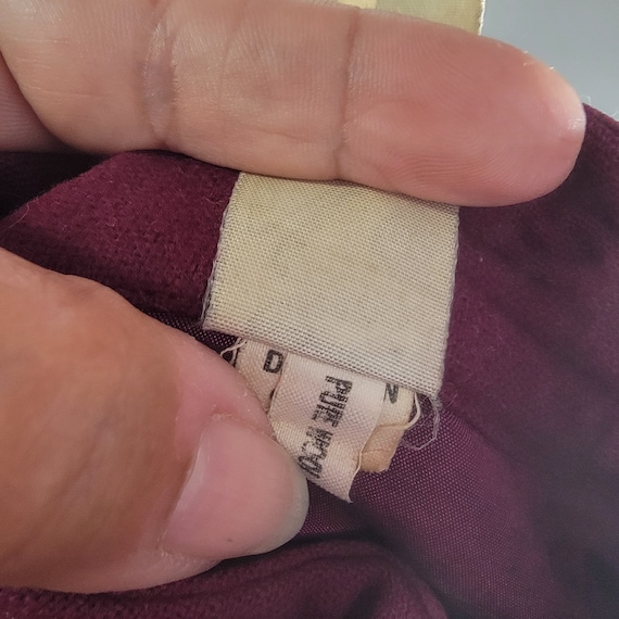 Vintage Handmade Wool Patchwork Duster cardigan c… - image 7