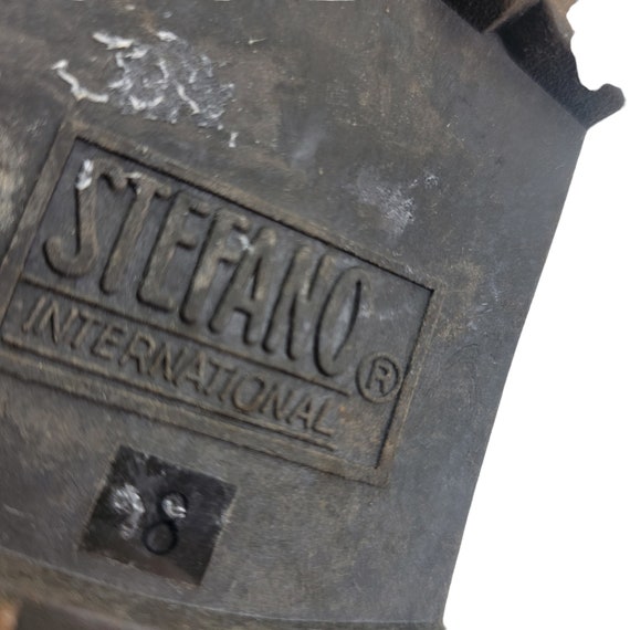 Vintage Stefano International 80s suede Shearling… - image 7