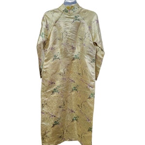 Vintage Chinese silk dress coat festival traditional jacket