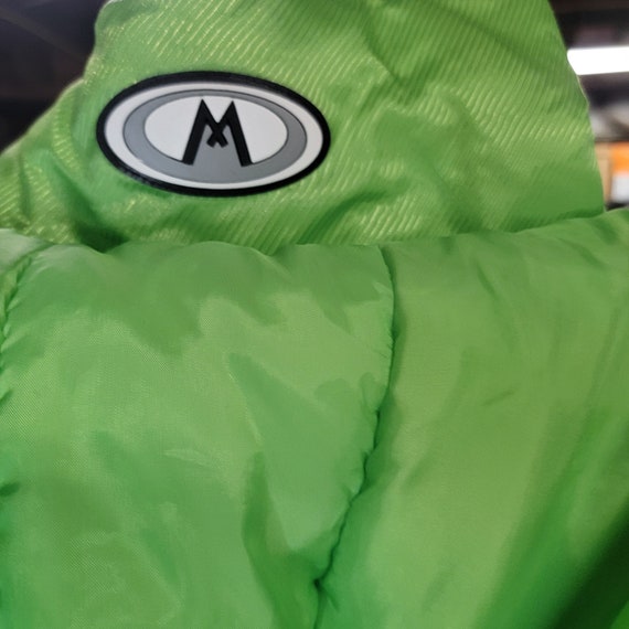 Rare LIME Green Maxx Sportswear puffer Jacket Vin… - image 5