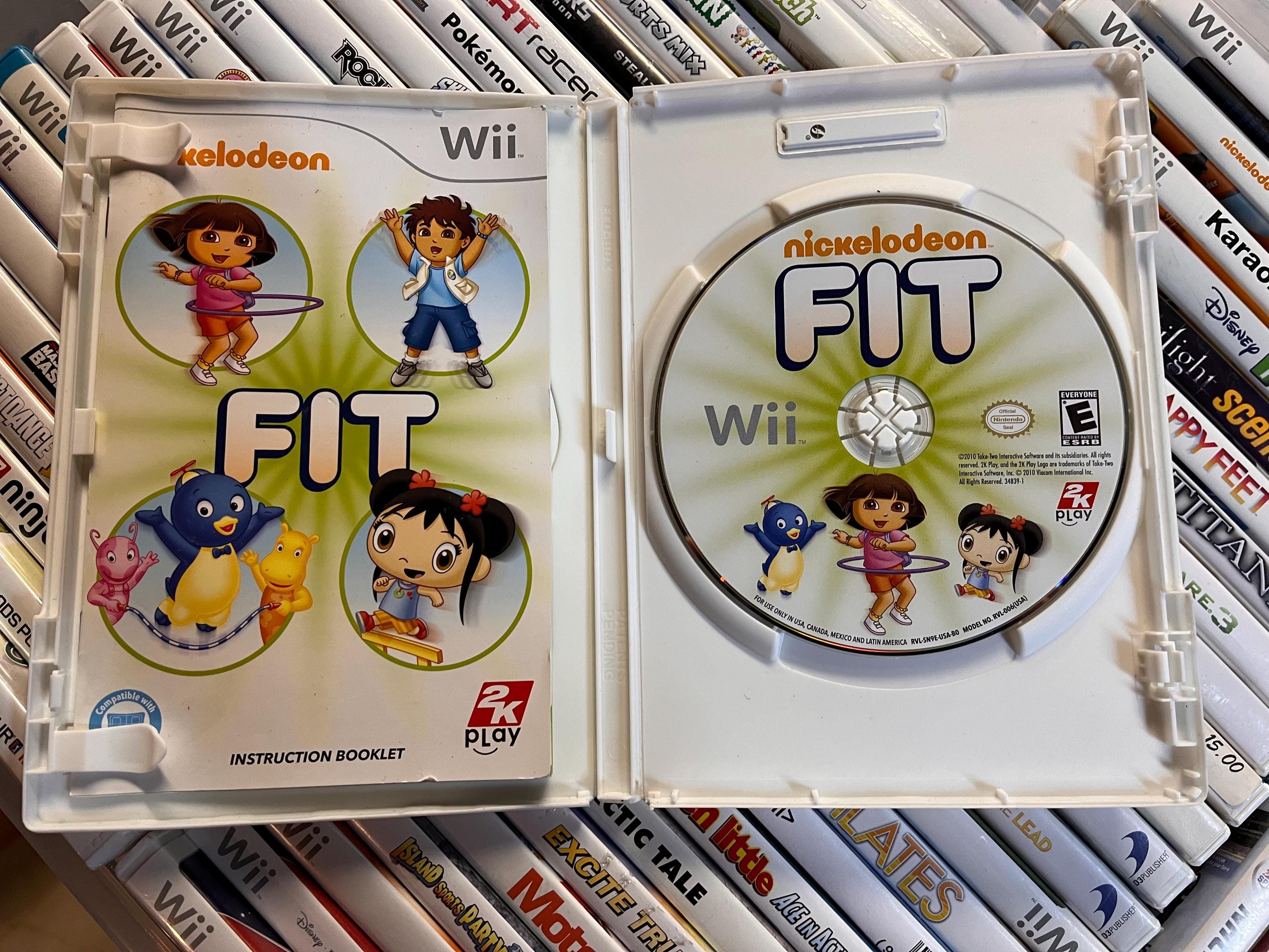 Nickelodeon Fit Video Game for the Nintendo Wii and Wiiu Console ...