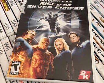 Fantastic Four  Rise of the Silver Surfer Video Game for the Wii Console System Renewed