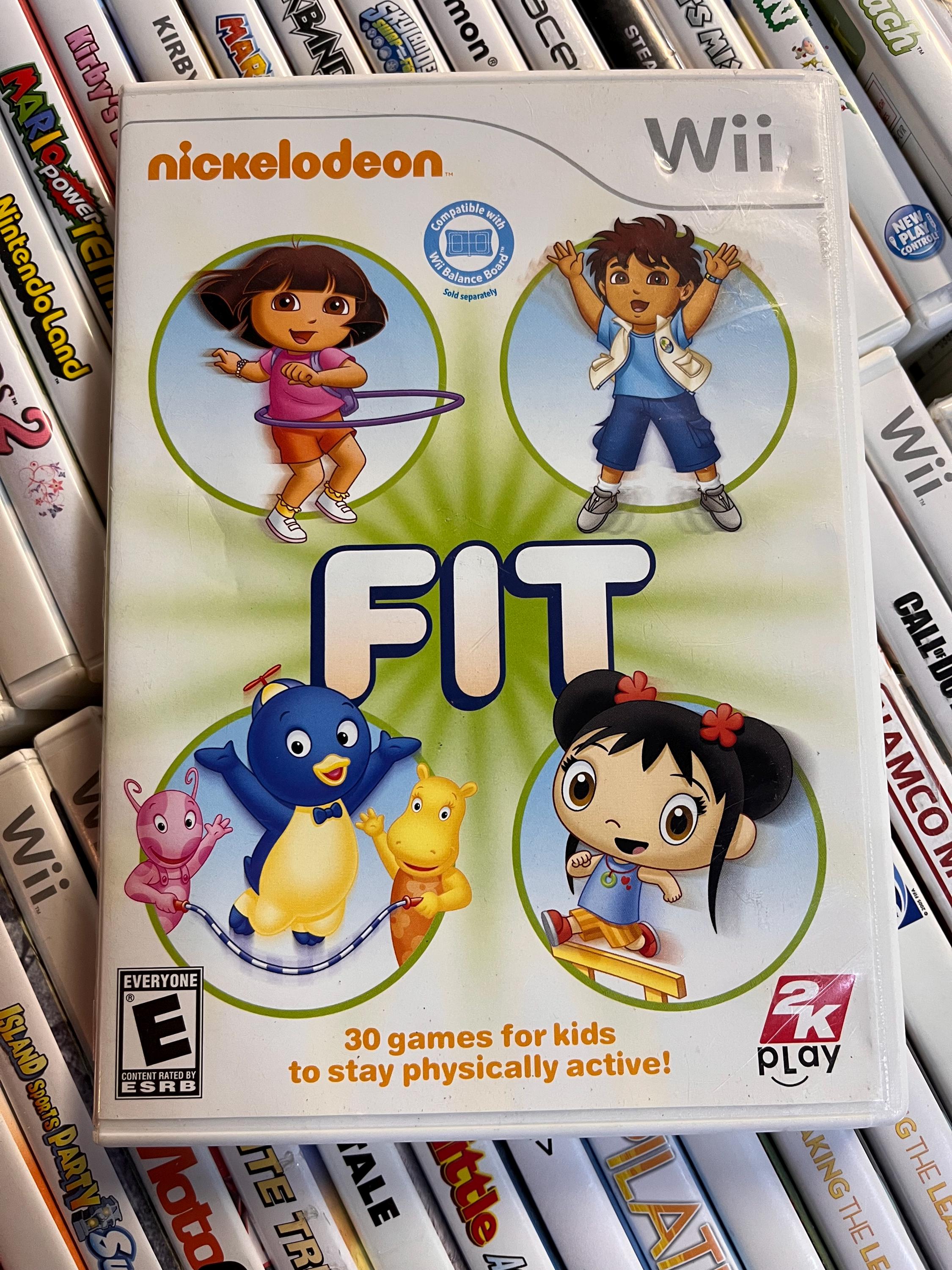 Nickelodeon Fit Video Game for the Nintendo Wii and Wiiu Console ...