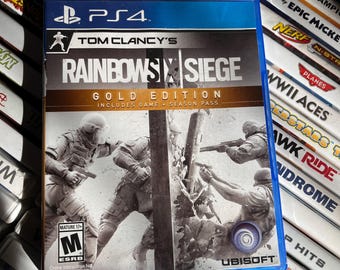 Tom Clancy's Rainbow Six Siege Gold Edition Video Game for the PS4 Console System Renewed