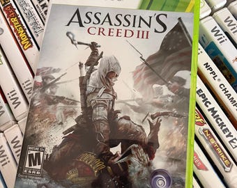 Assassin's Creed III Video Game for the XBOX Console System Renewed