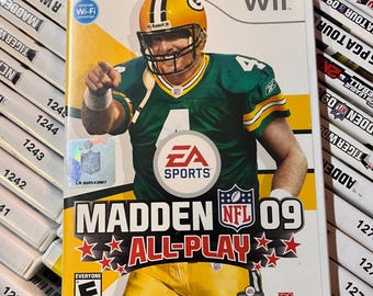 Madden NFL 09 All-Play Video Game for the Nintendo Wii Console System Renewed