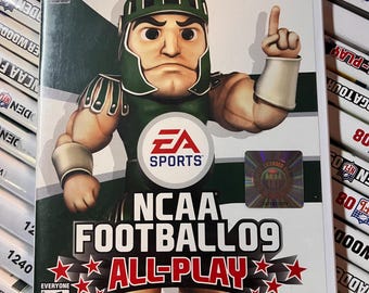 NCAA Football 09 All-Play Video Game for the Nintendo Wii Console System Renewed