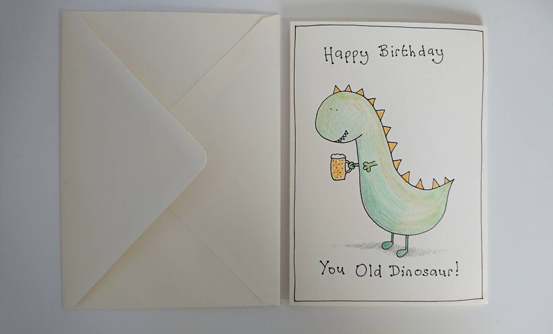 Funny Men's Birthday Card for Men, Him, Male Friend or Relative, Card ...