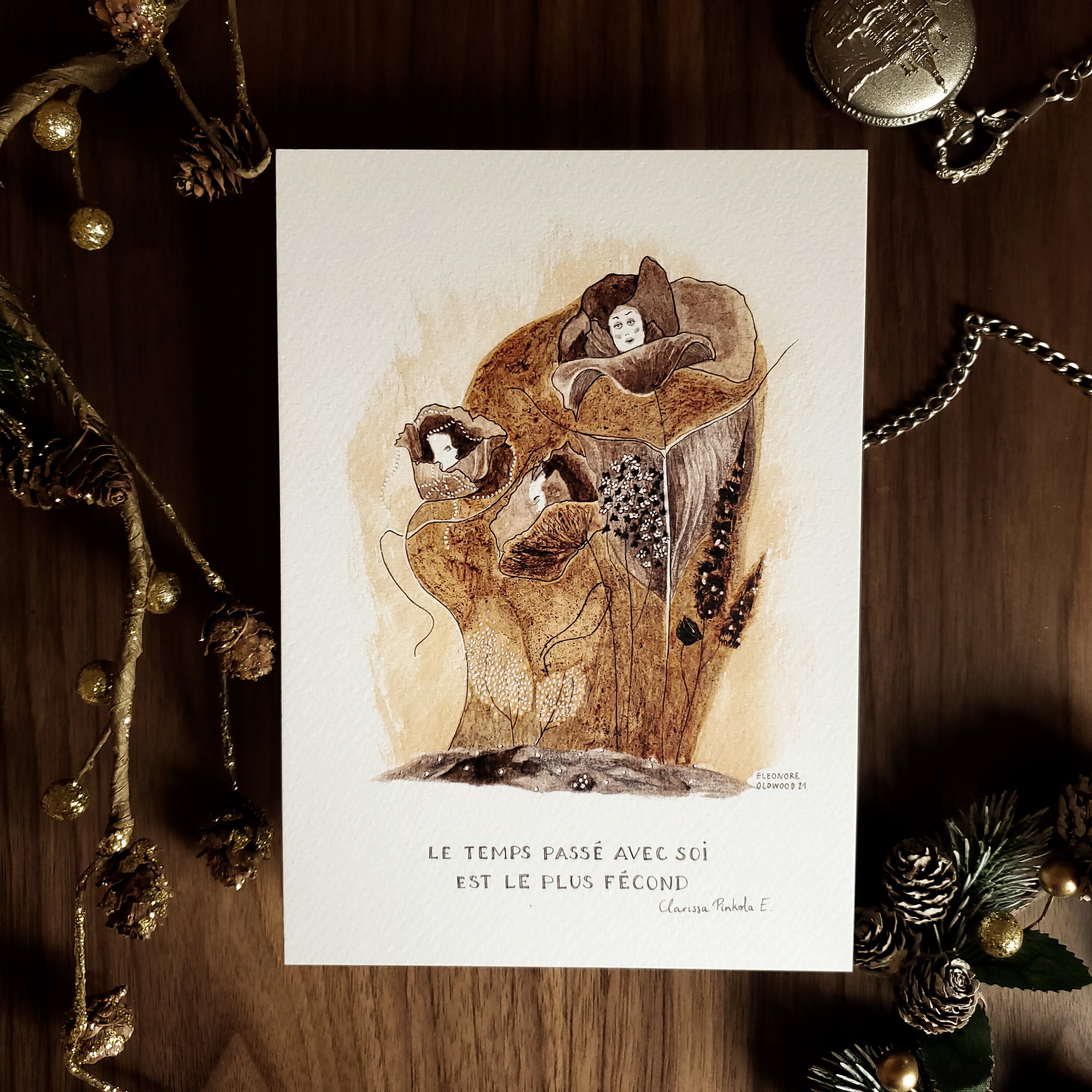 Illustration Le Bouquet - Femmes Qui Courent avec Les Loups