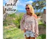 Crochet Pullover Pattern: Oversized Beginner Sweater (PDF Pattern)