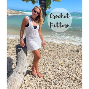 Crochet Pattern/ Crochet Dress Pattern/ Summer Crochet/ Crochet Tank Top Pattern/ Crochet Top Pattern/ Crochet Beach Coverup/ The Aniston