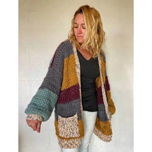 Crochet Pattern/ Crochet Cardigan Pattern/ The Paisley Cardi/ Oversized Cardigan/ Crochet Sweater Pattern image 5