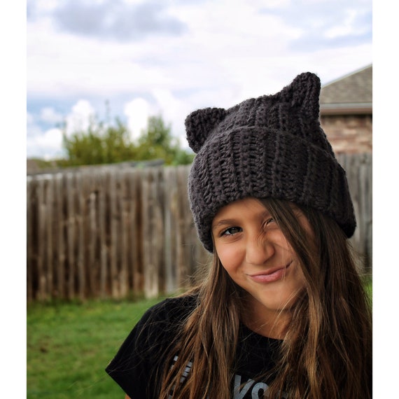 Binx Kitty Hat// Crochet Cat Hat 