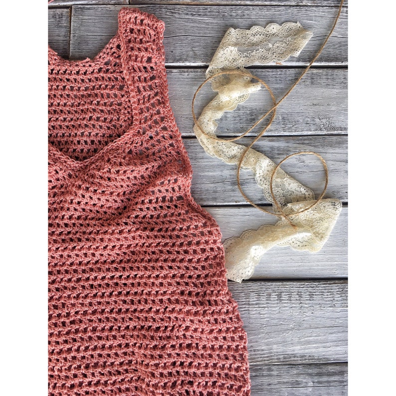 Crochet Pattern// The Rowan Racerback Tank// Crochet Tank Top Pattern// Crochet Top Pattern image 4