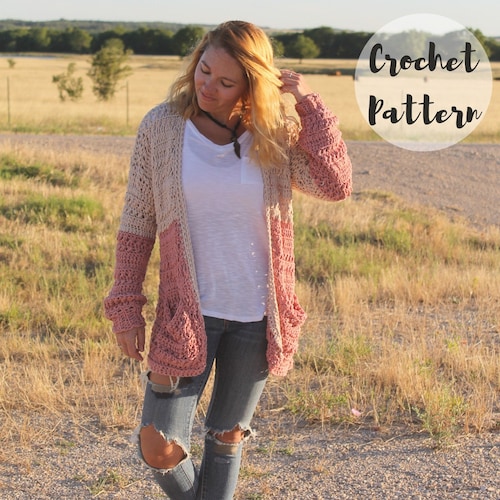 SOLARIS Crochet Sweater Pattern Etsy