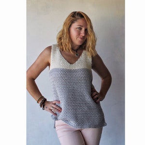 Crochet Pattern/ Crochet Top Pattern// The Wren Tank Tee// Crochet Tank Top Pattern// Crochet Tee Pattern// Crochet Top image 2