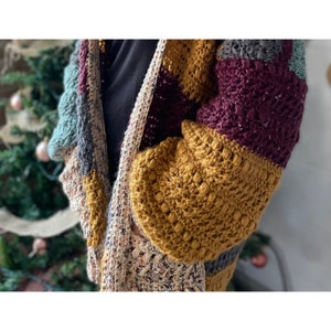 Crochet Pattern/ Crochet Cardigan Pattern/ The Paisley Cardi/ Oversized Cardigan/ Crochet Sweater Pattern image 6