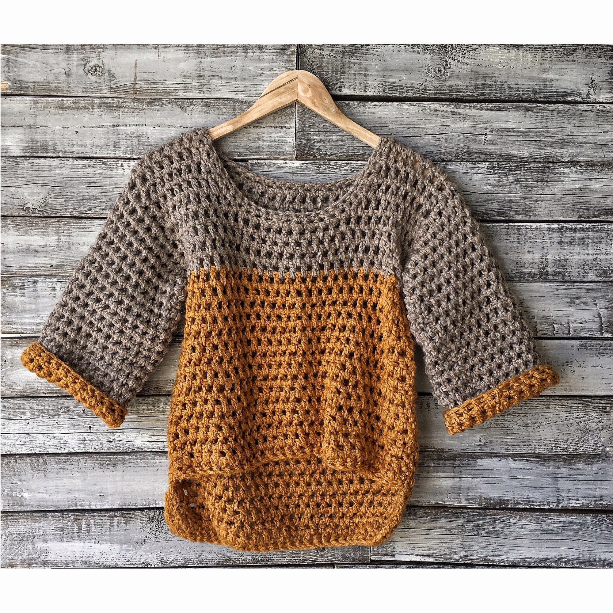 Crochet Pattern/ Crochet Sweater Pattern/ the Weekender Sweater ...