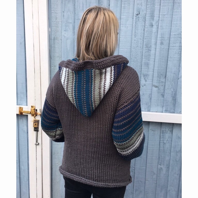 Crochet Pattern/ the Baja Hoodie/ Tunisian Crochet Pattern/ Etsy