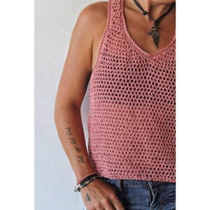 Crochet Pattern// The Rowan Racerback Tank// Crochet Tank Top Pattern// Crochet Top Pattern image 3