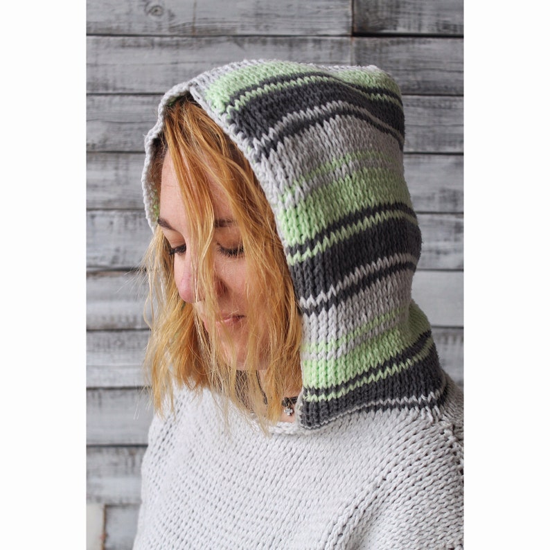 Crochet Pattern/ the Baja Hoodie/ Tunisian Crochet Pattern/ Etsy