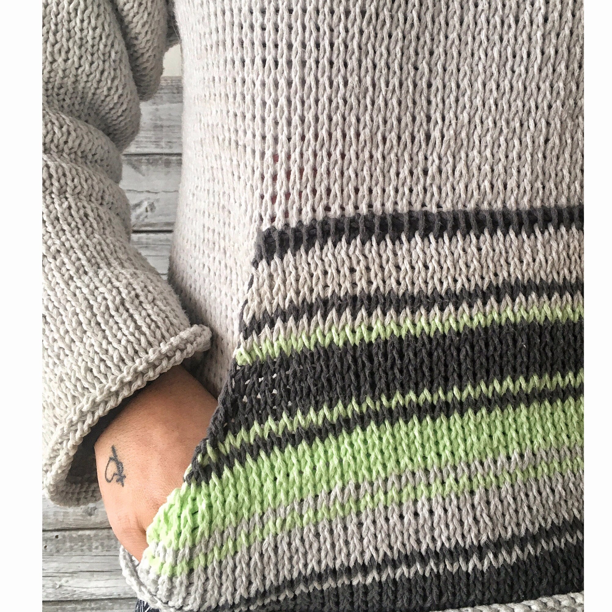 Crochet Pattern/ The Baja Hoodie/ Tunisian Crochet Pattern/ Etsy