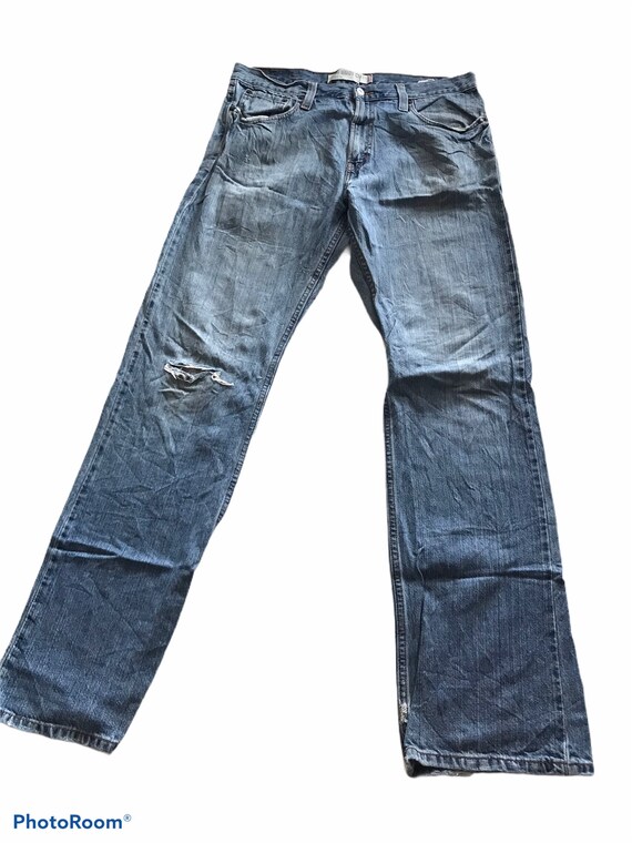 Size 36 Levi’s 527 inseam 34 Levi’s distressed jea