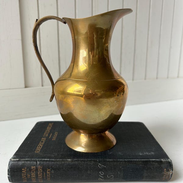 Vintage Brass Pitcher | Made in India, Home Decor