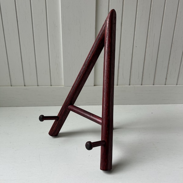 Vintage Wood Tabletop Easel | Cottagecore Plate & Frame Display