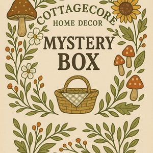 Vintage Cottage Core Mystery Box | Vintage Mystery Box | Vintage Home Decor Mystery Box | Cottagecore Mystery Box | Home Decor Surprise Box