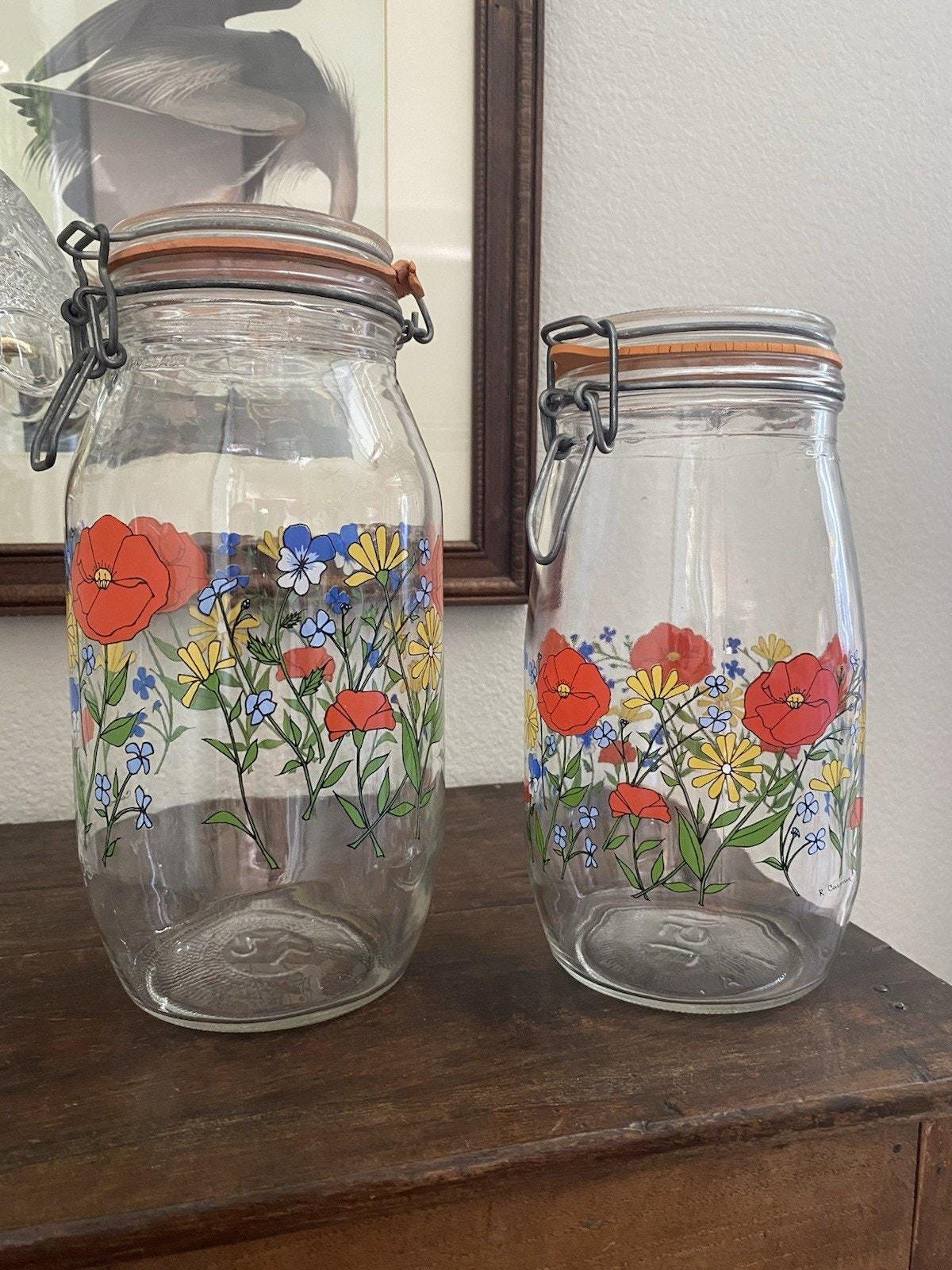 Arc france glass jar - Etsy 日本