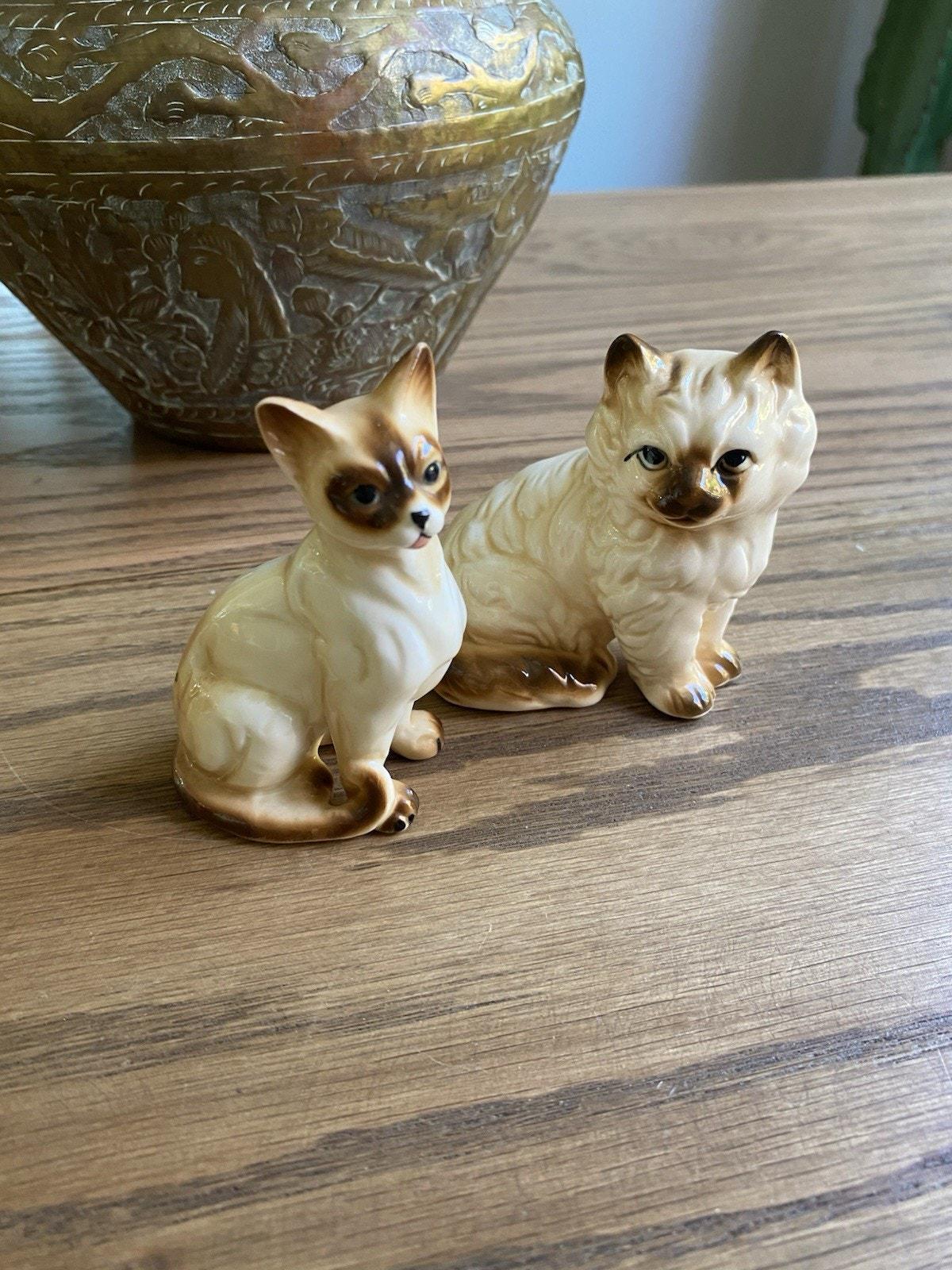 Japan Bone China Cat - Etsy