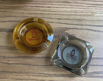 USA ヴィンテージ 灰皿 ベストウエスタン モーテル アメリカ 小物入れ ヴィンテージ ウエスタン エルドラド ホテル 灰皿 (2個) – ネバダ州