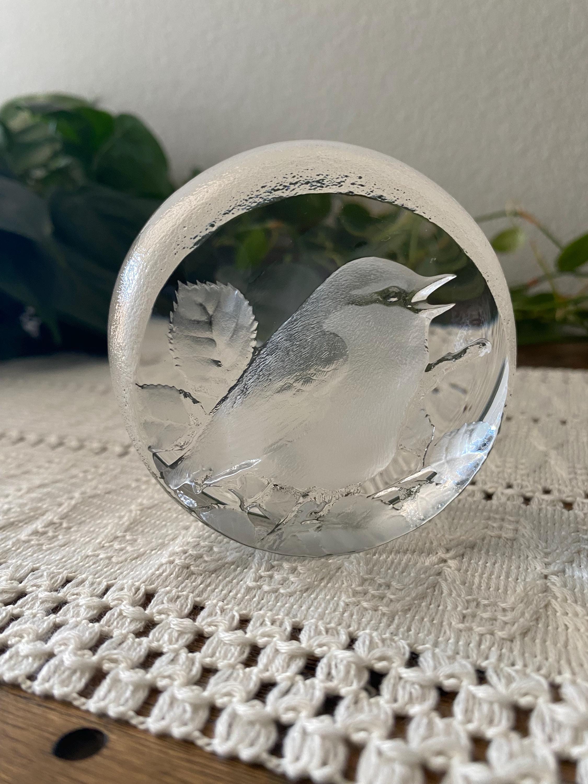 CRYSTAL BIRD SPECIAL DIGEST '90非売品 Villeroy & Boch Crystal Bird Figurine with Label and Mark | eBay