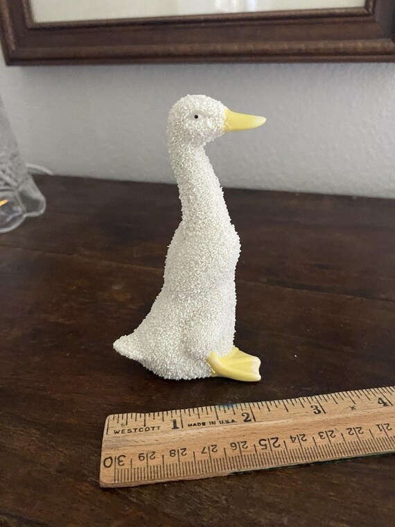Vintage Ceramic Goose Figure Dept 56 Snowbunnies 'springtime