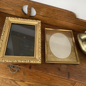 Victorian Style Gold Frames - Set of 2 - Vintage Ornate Decor