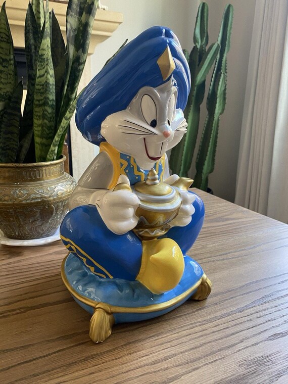 ヴィンテージ　限定品　シルベスター＆トゥイーティー クッキージャー　1998 Vintage 1998 Looney Tunes Warner Bros Bugs Bunny Genie Cookie Jar