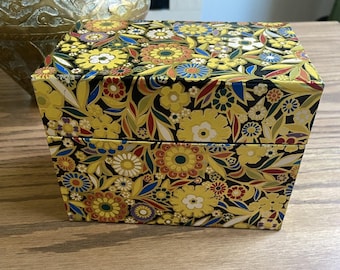 Vintage Midcentury 1960s Metal Receive Box With Dividers J Chein