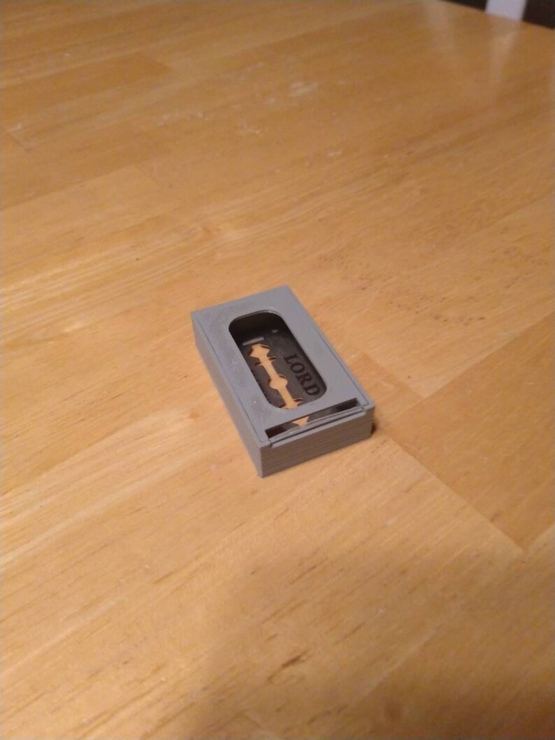 3D Printed Safety Razor Blade Disposal Box Etsy