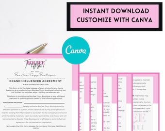 Brand Ambassador / Social Media Influencer Agreement