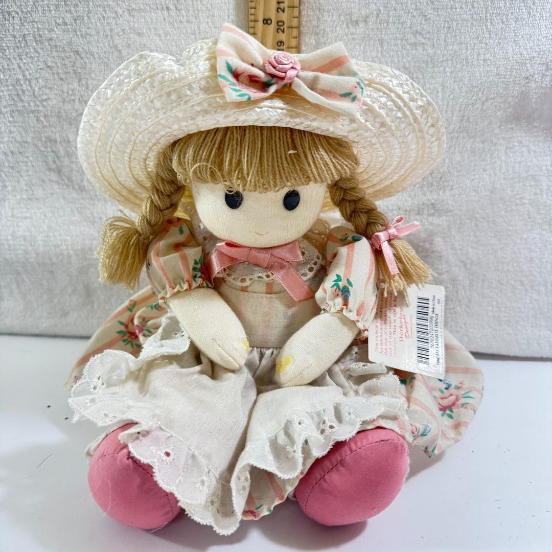 Berkeley Design Cuddle Kidz Musical Rag Doll My Favorite Things Floral ...